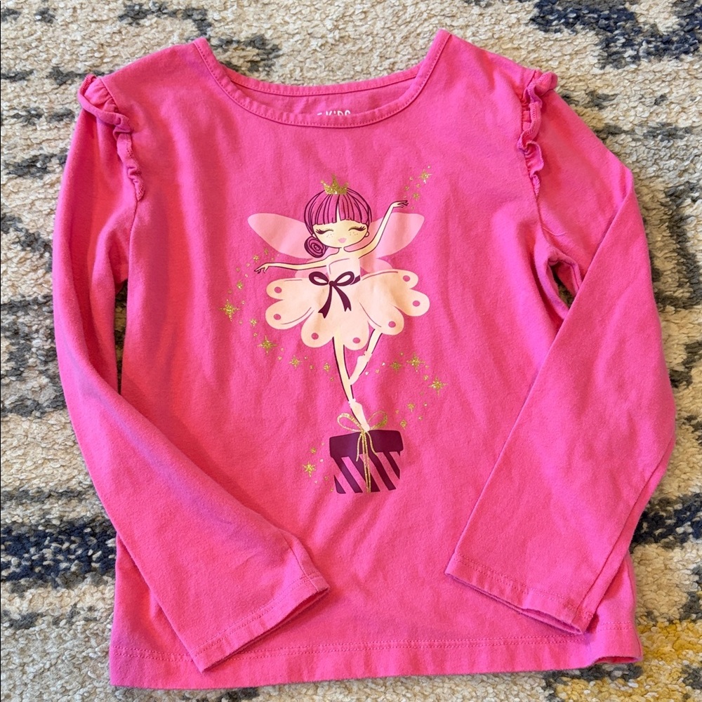 Garanimals Pink Fairy Long Sleeve Tee size 5